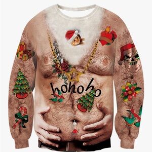 Santa Claus Novelty Sweatshirt - Multicolor